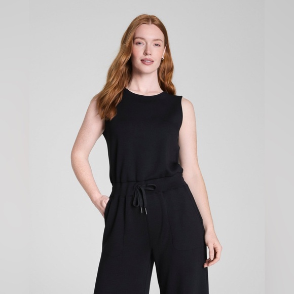 SPANX Black Sleeveless Jumpsuit - Picture 9 of 9